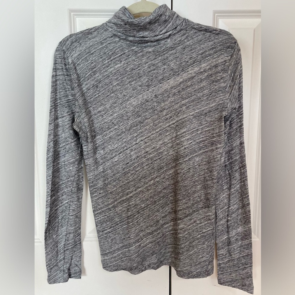 J crew grey tissue turtleneck